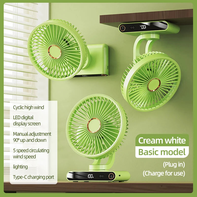 Desktop Fan USB Wall Mount