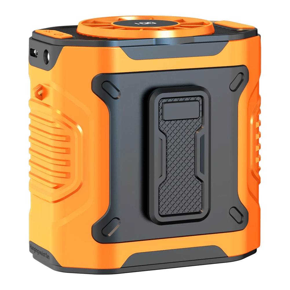 4000mAh Rechargeable Wearable Belt Clip Fan Portable