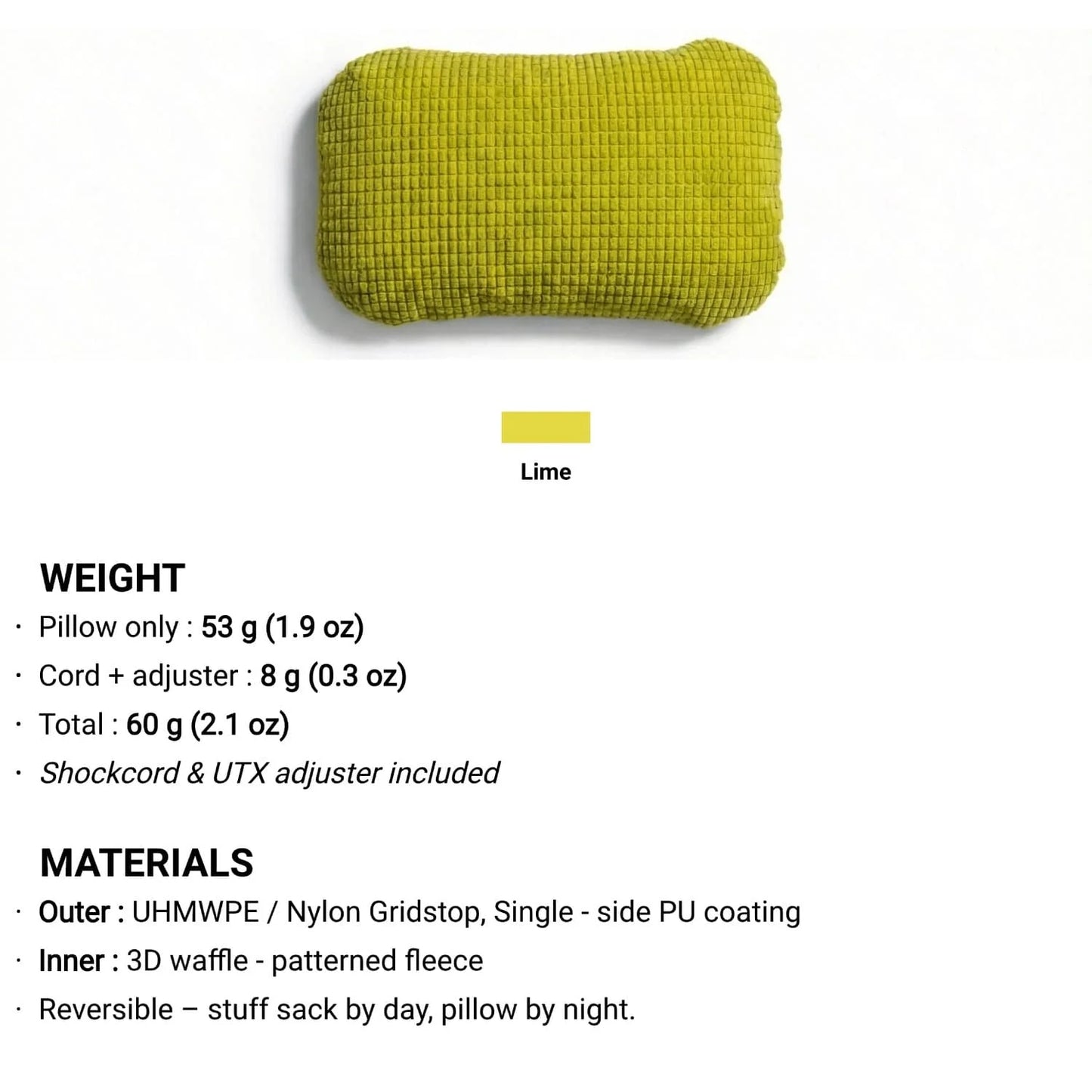 Stuff Sack & Pillow Storage Bag Outdoor Camping