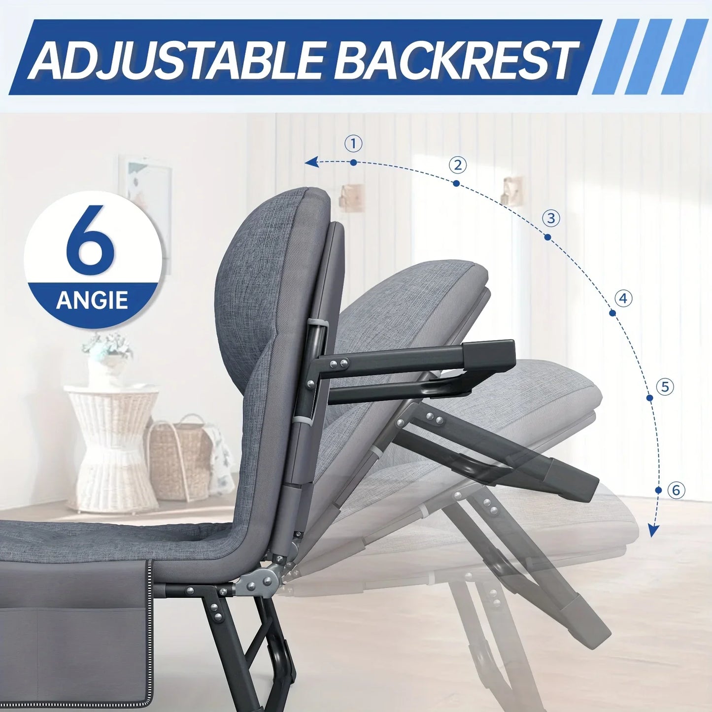 Folding Outdoor Lounge Chair