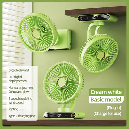 Desktop Fan USB Wall Mount