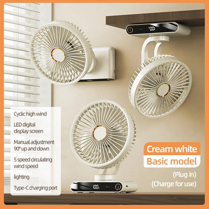 Desktop Fan USB Wall Mount