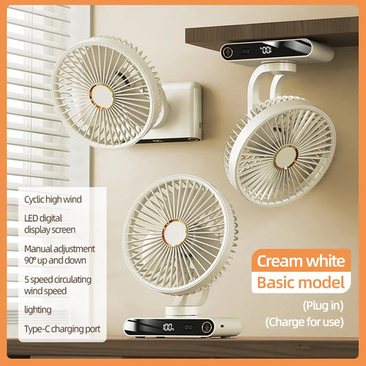 Desktop Fan USB Wall Mount