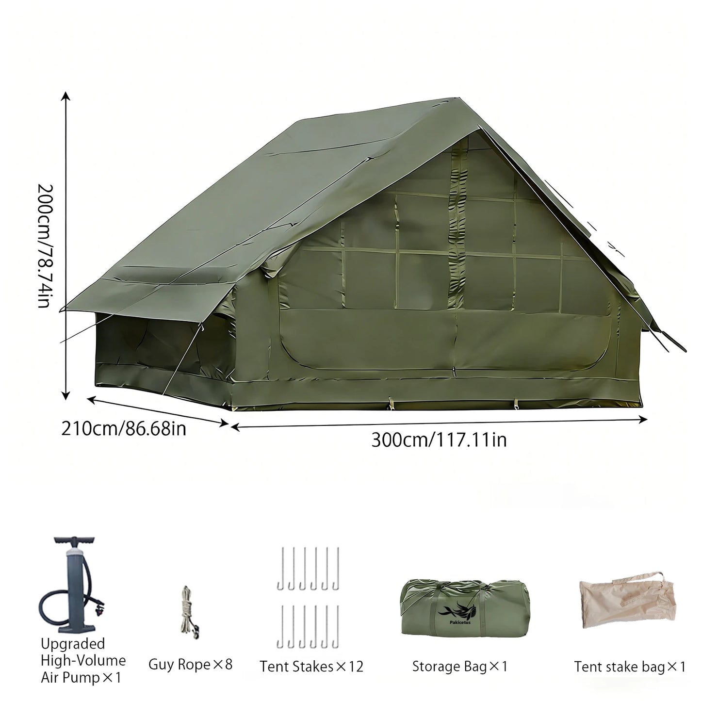 Inflatable Camping Tent Portable Four Season Tents