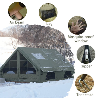 Inflatable Camping Tent Portable Four Season Tents