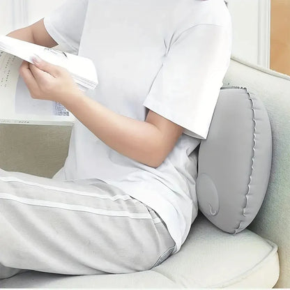 Press And Inflate Portable Neck Pillow