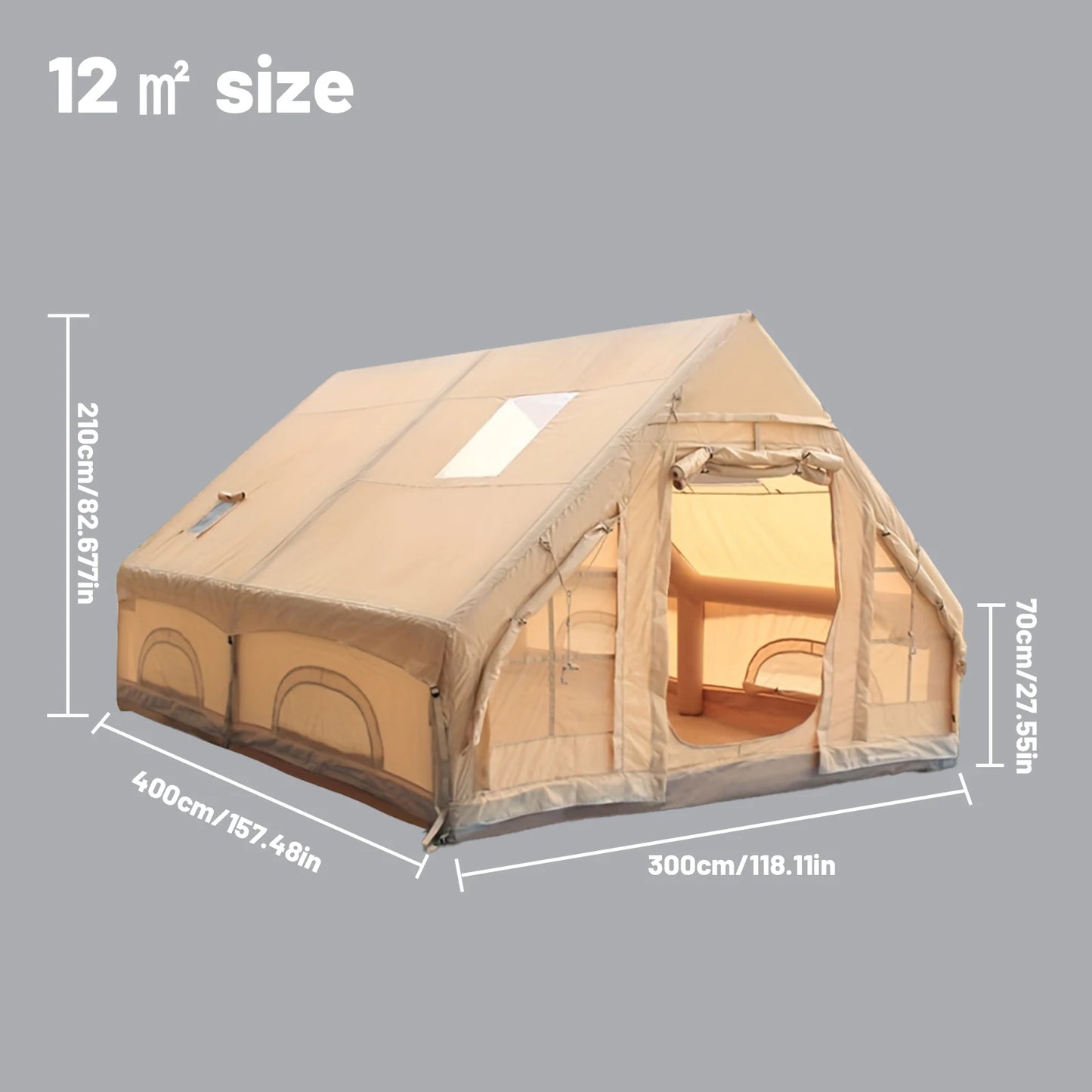Inflatable Camping Tent Portable Four Season Tents