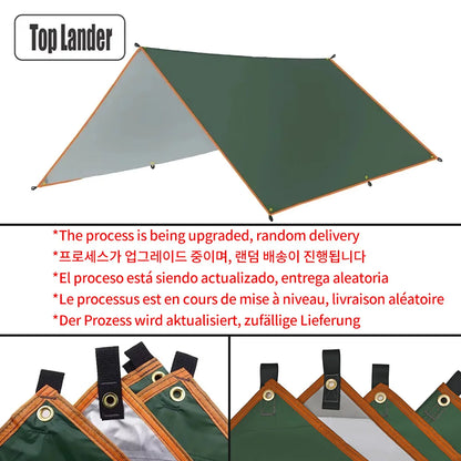 4x4m 5x3m 4x3m 3x3m Ultralight Waterproof Tarp