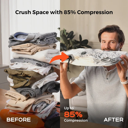 25L Vacuum Storage Bag Travel Backpack