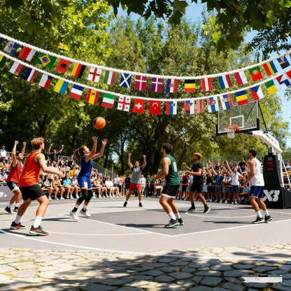 European Small Flags 12"