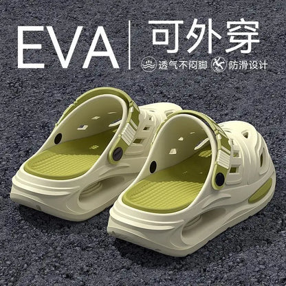 Men's Anti-slip No Foot Odor Two-Way Sandals