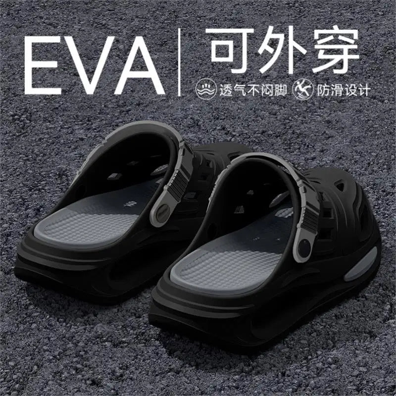 Men's Anti-slip No Foot Odor Two-Way Sandals
