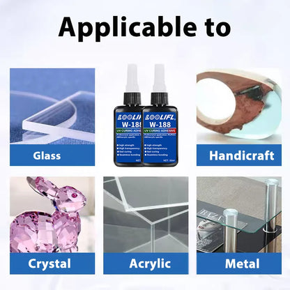 50ml transparent UV glue high strength
