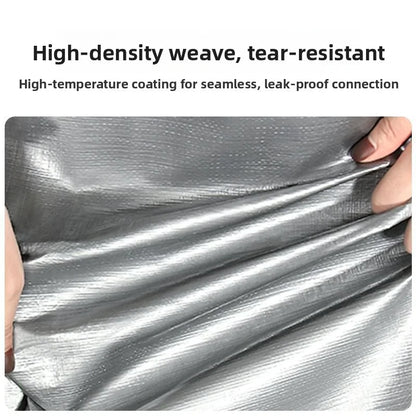 Silver Waterproof Plastic Cloth Outdoor Tarpaulin