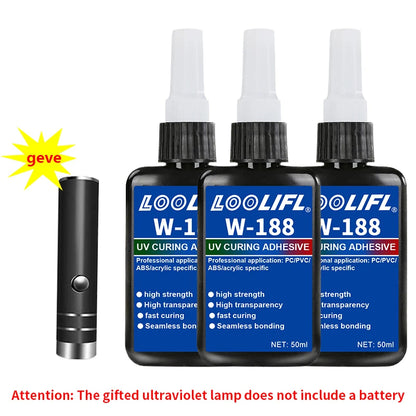 50ml transparent UV glue high strength