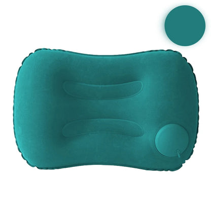 Press And Inflate Portable Neck Pillow