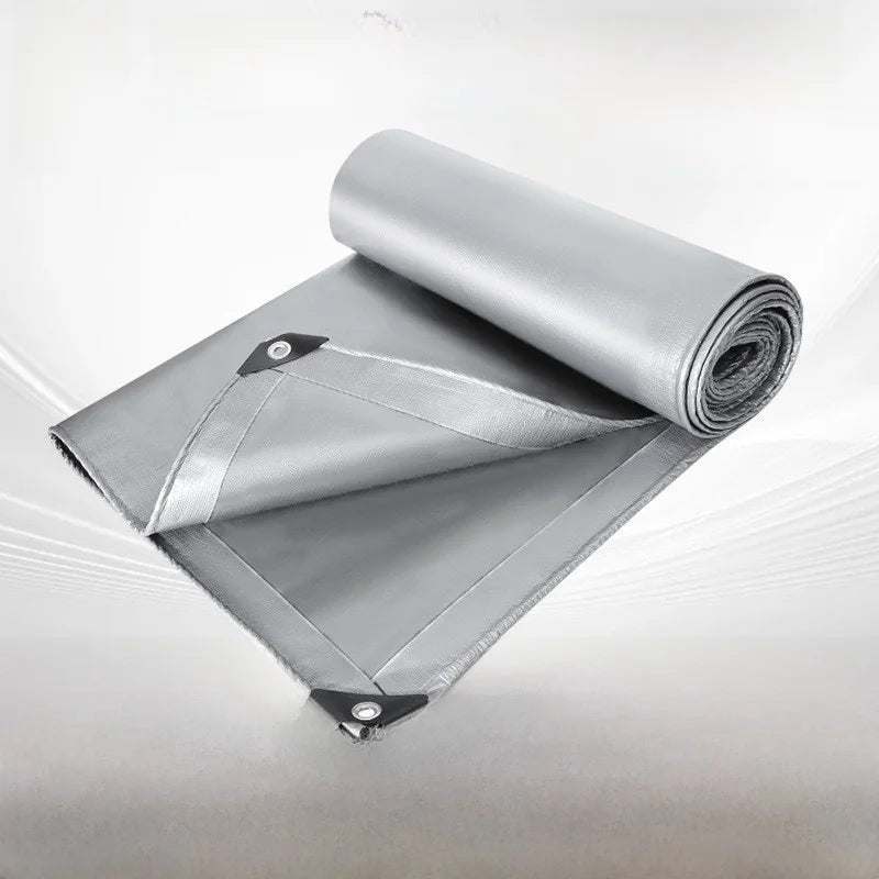 Silver Waterproof Plastic Cloth Outdoor Tarpaulin