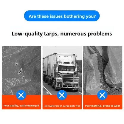 Silver Waterproof Plastic Cloth Outdoor Tarpaulin