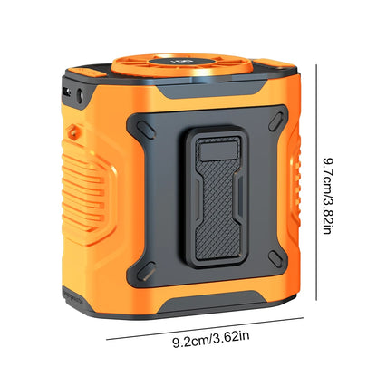 4000mAh Rechargeable Wearable Belt Clip Fan Portable