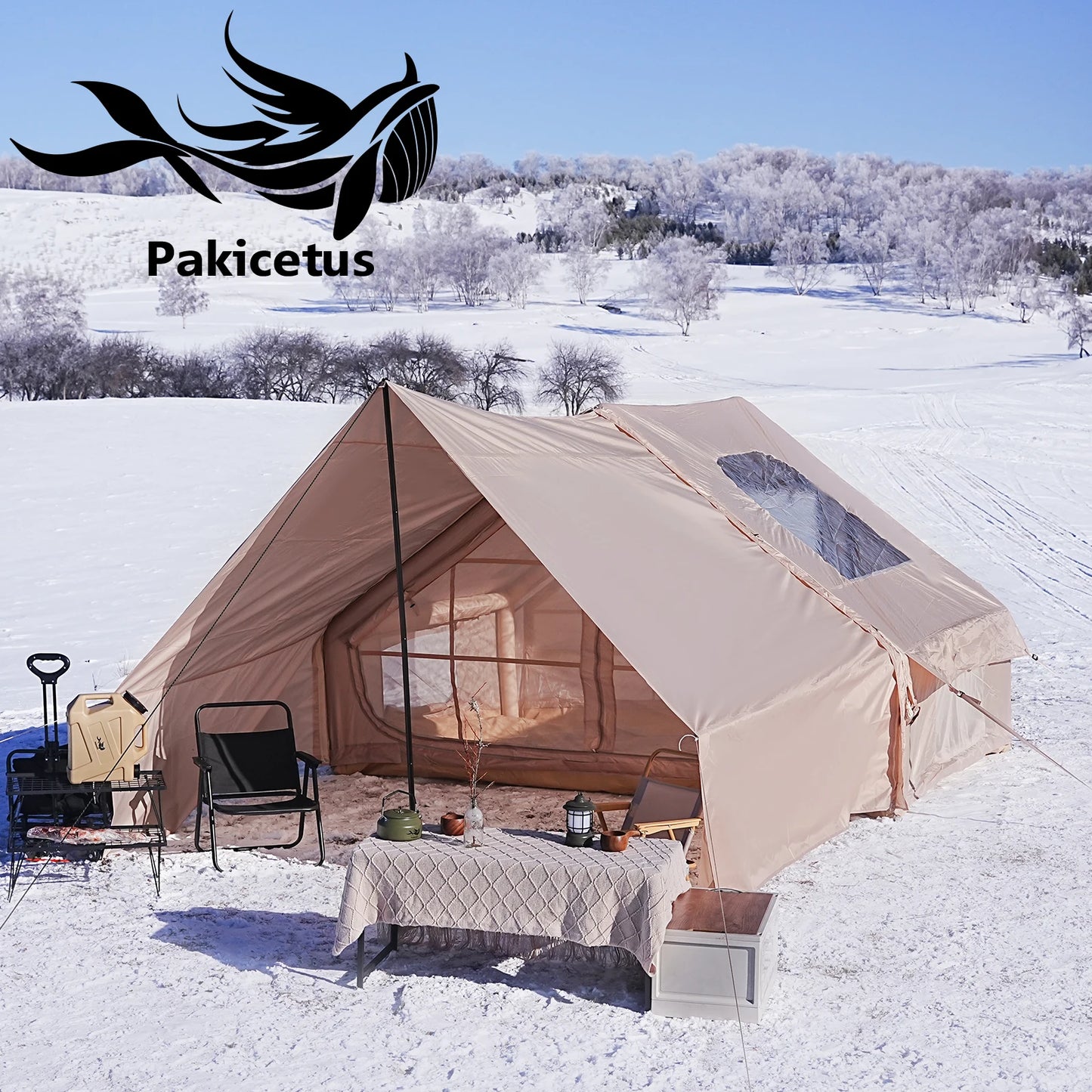 Inflatable Camping Tent Portable Four Season Tents