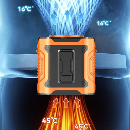 4000mAh Rechargeable Wearable Belt Clip Fan Portable