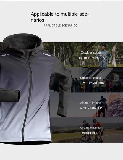 Men's running jacket quick drying sports windbreaker