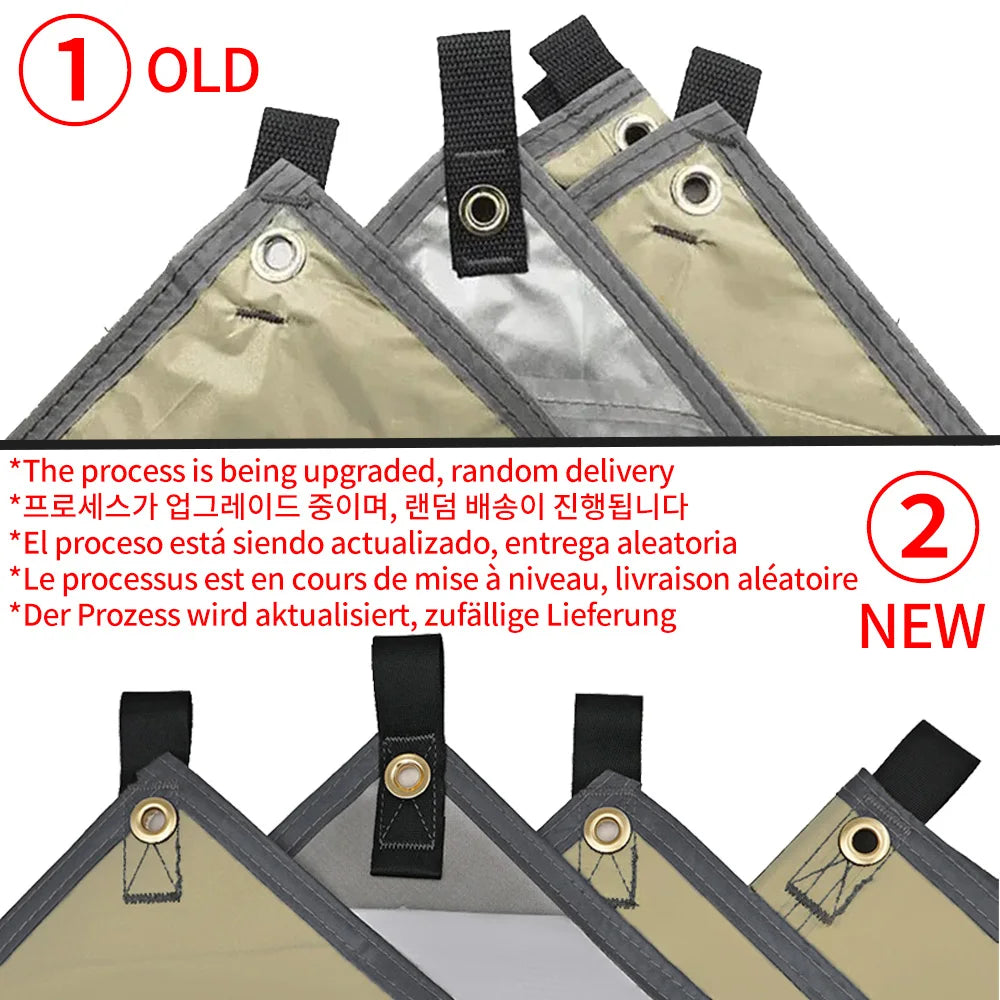 4x4m 5x3m 4x3m 3x3m Ultralight Waterproof Tarp