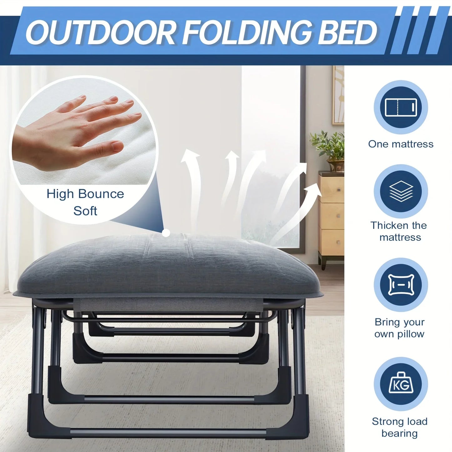 Folding Outdoor Lounge Chair