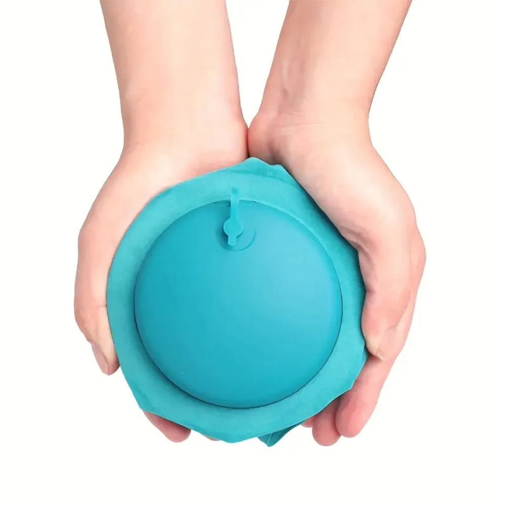 Press And Inflate Portable Neck Pillow